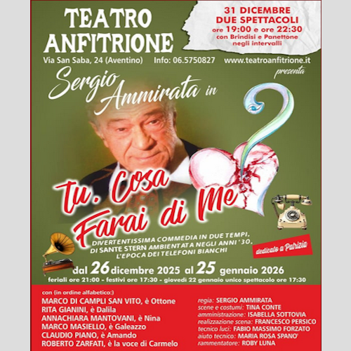 “TU, COSA FARAI DI ME?”