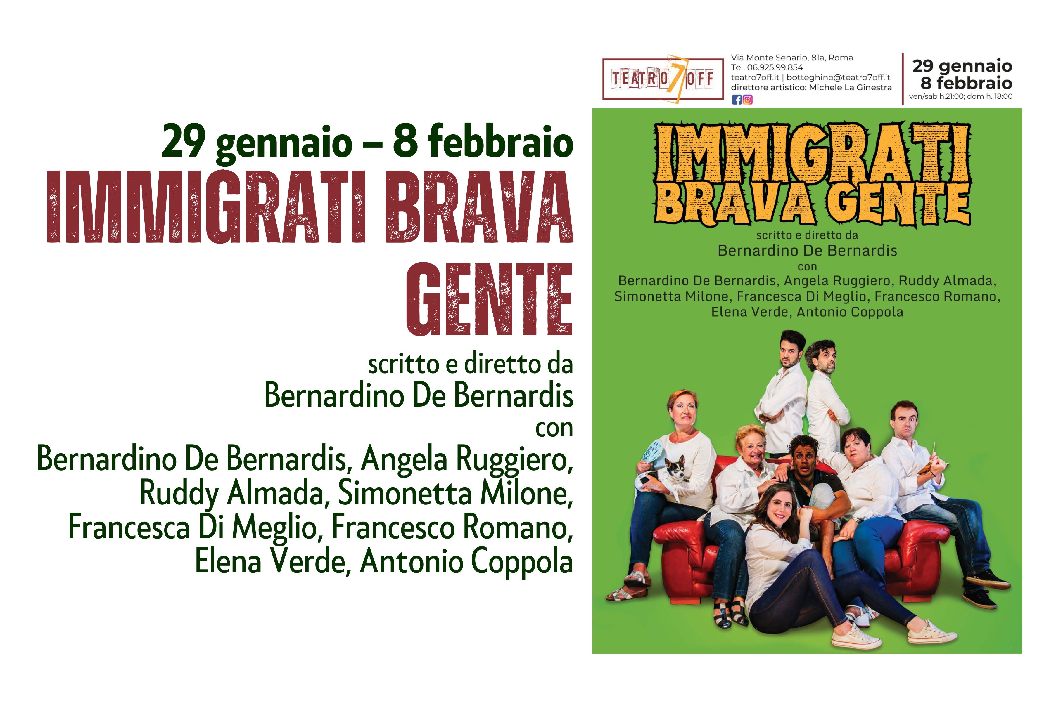 IMMIGRATI BRAVA GENTE