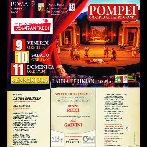 Pompei, omicidio al Teatro Grande