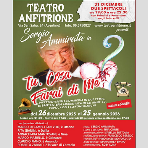 “TU, COSA FARAI DI ME?”