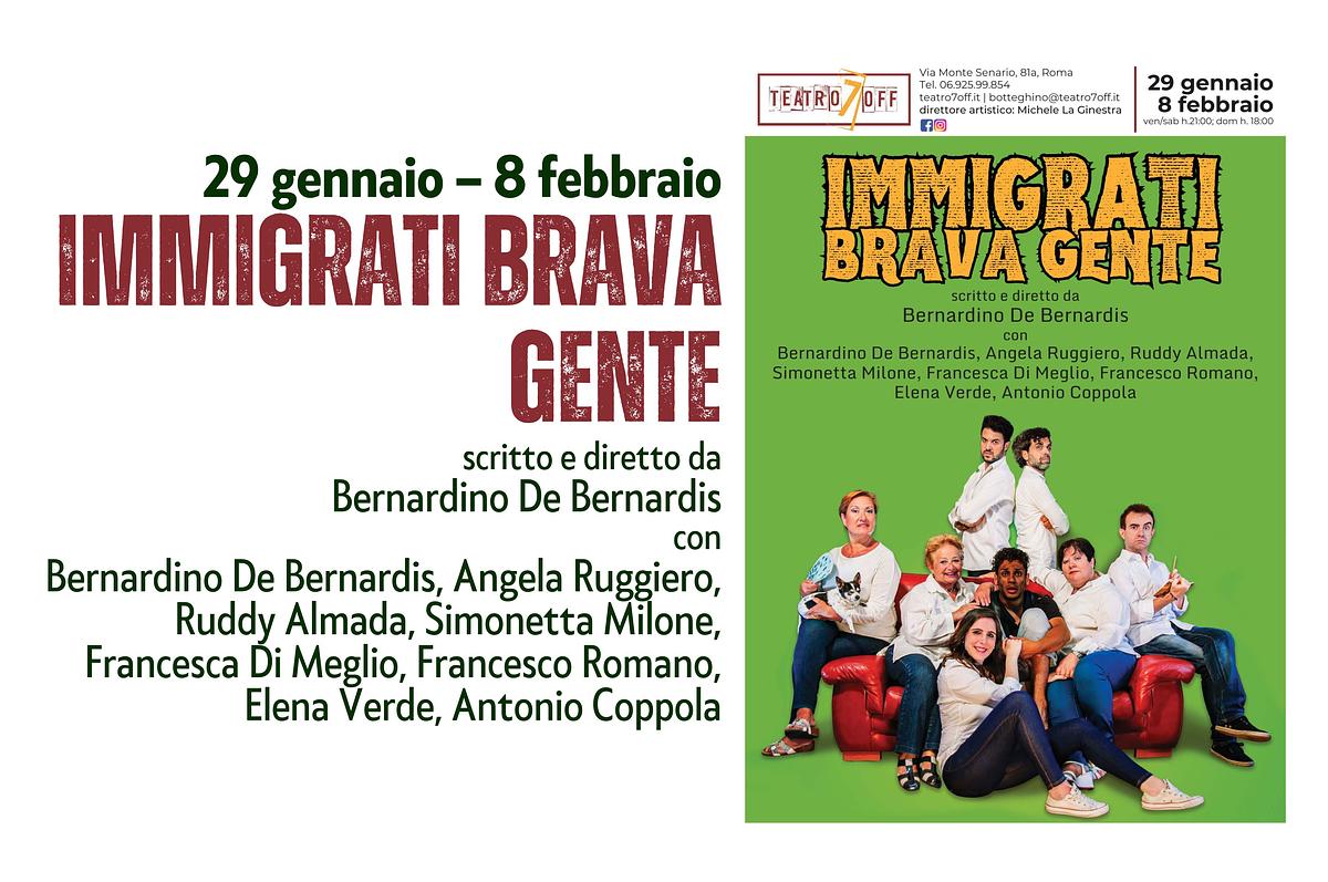 IMMIGRATI BRAVA GENTE