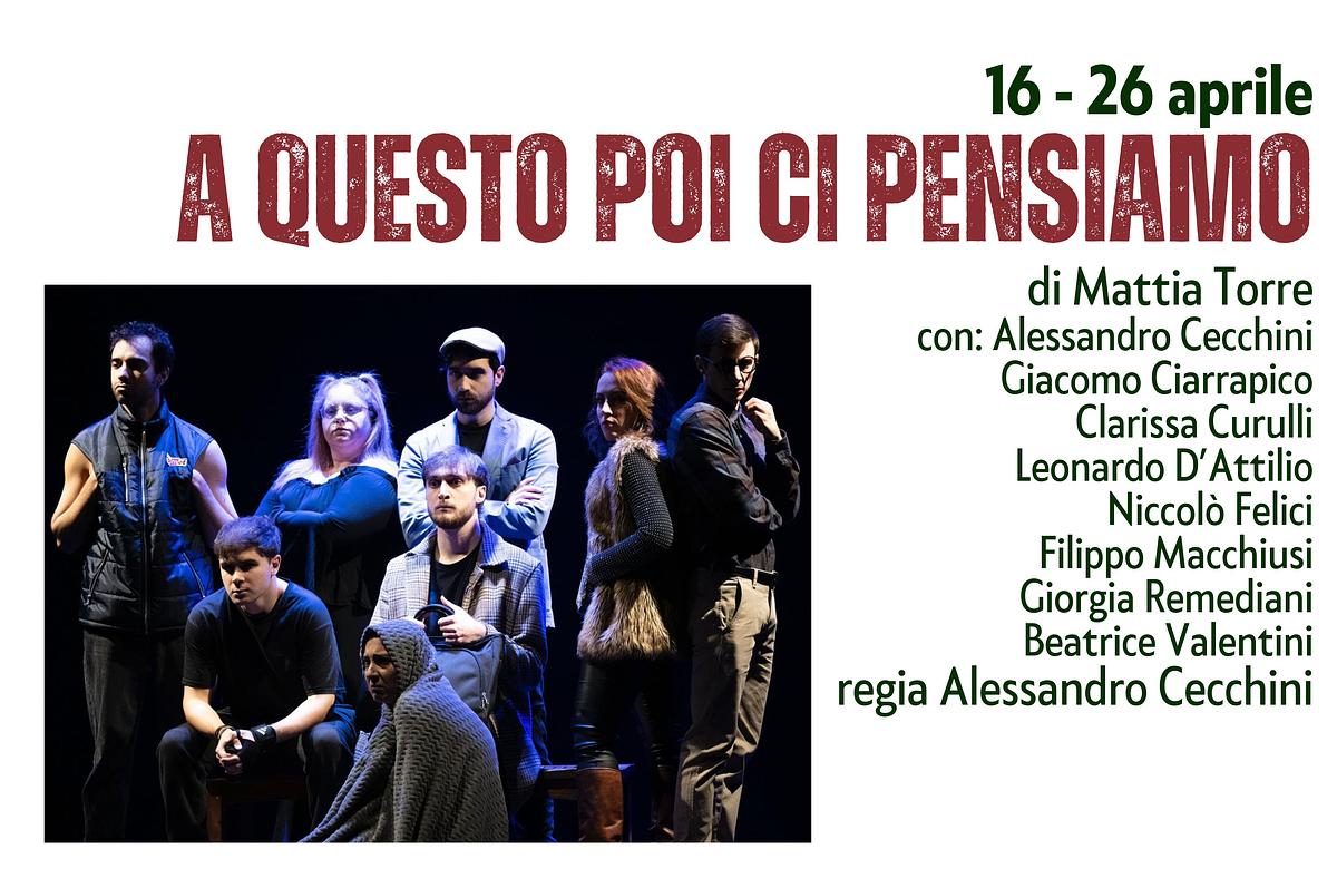 A QUESTO POI CI PENSIAMO