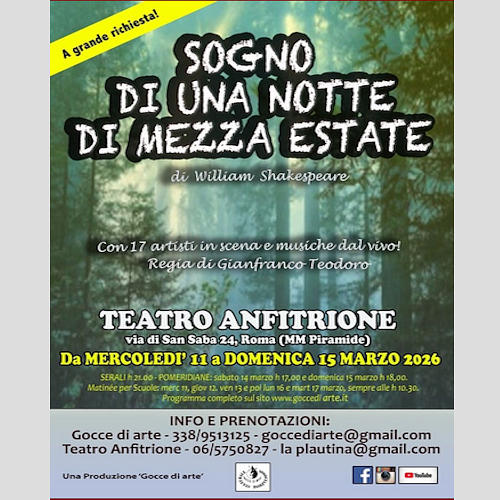 SOGNO DI UNA NOTTE DI MEZZA ESTATE